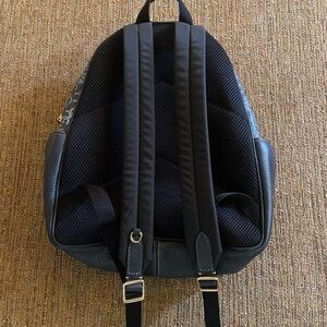 navyblue coach backpack